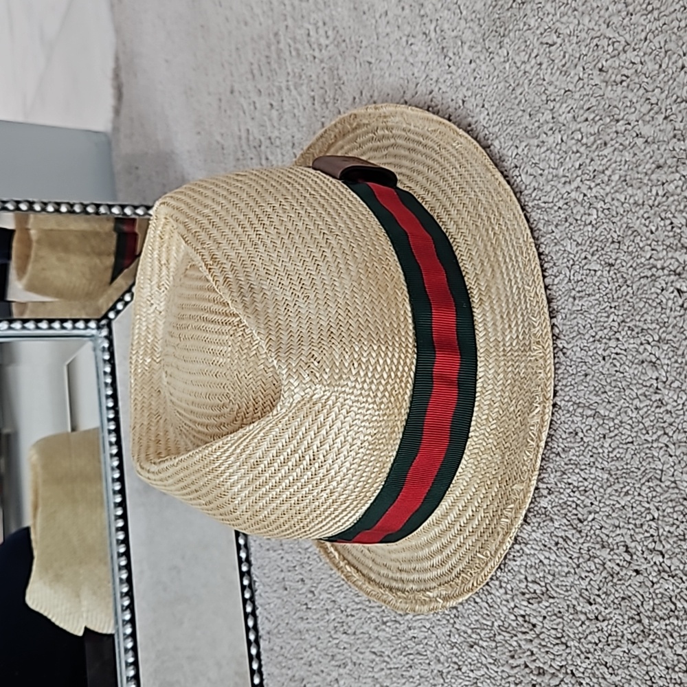 Gucci Fedora 100 Percent Straw
